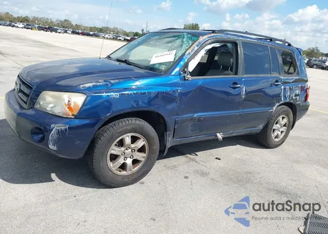 2006 Toyota Highlander V6 z USA, uszkodzony, nr VIN JTEDP21A460114328
